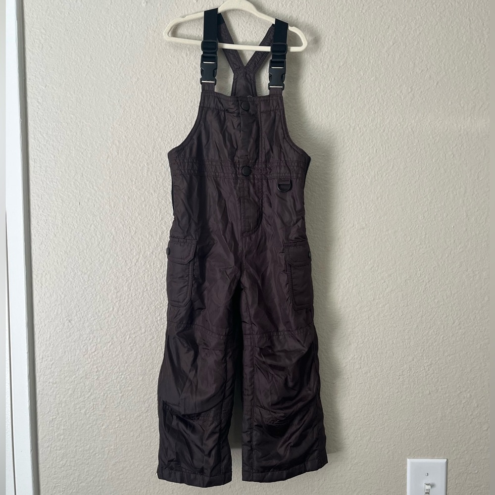 Gap Baby Insulated Snow Suit Overalls Buckle Stretch Straps Fleece Lined 3T